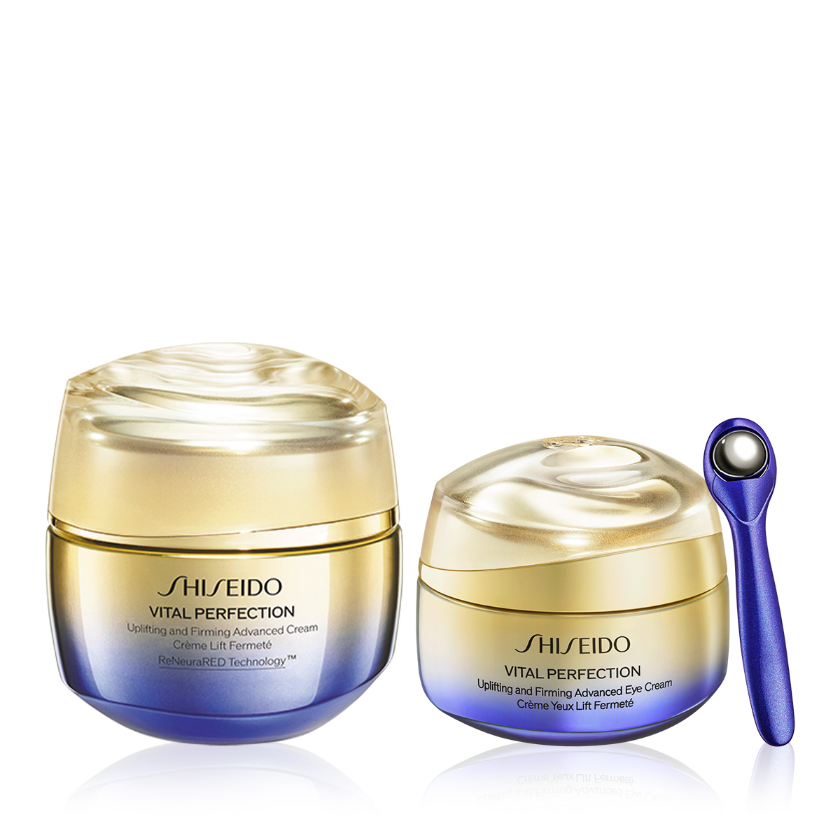SHISEIDO - VITAL PERFECTION DOUBLE COMPLETE UPLIFTING & FIRMING DUO - Retinol İçeren Sıkılaştırıcı Göz Kremi & Cildi Sıkılaştıran Yaşlanma Karşıtı Bakım Kremi Seti